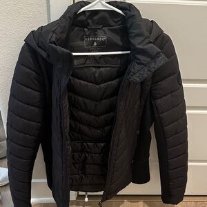Bernardo Quilted Black Jacket